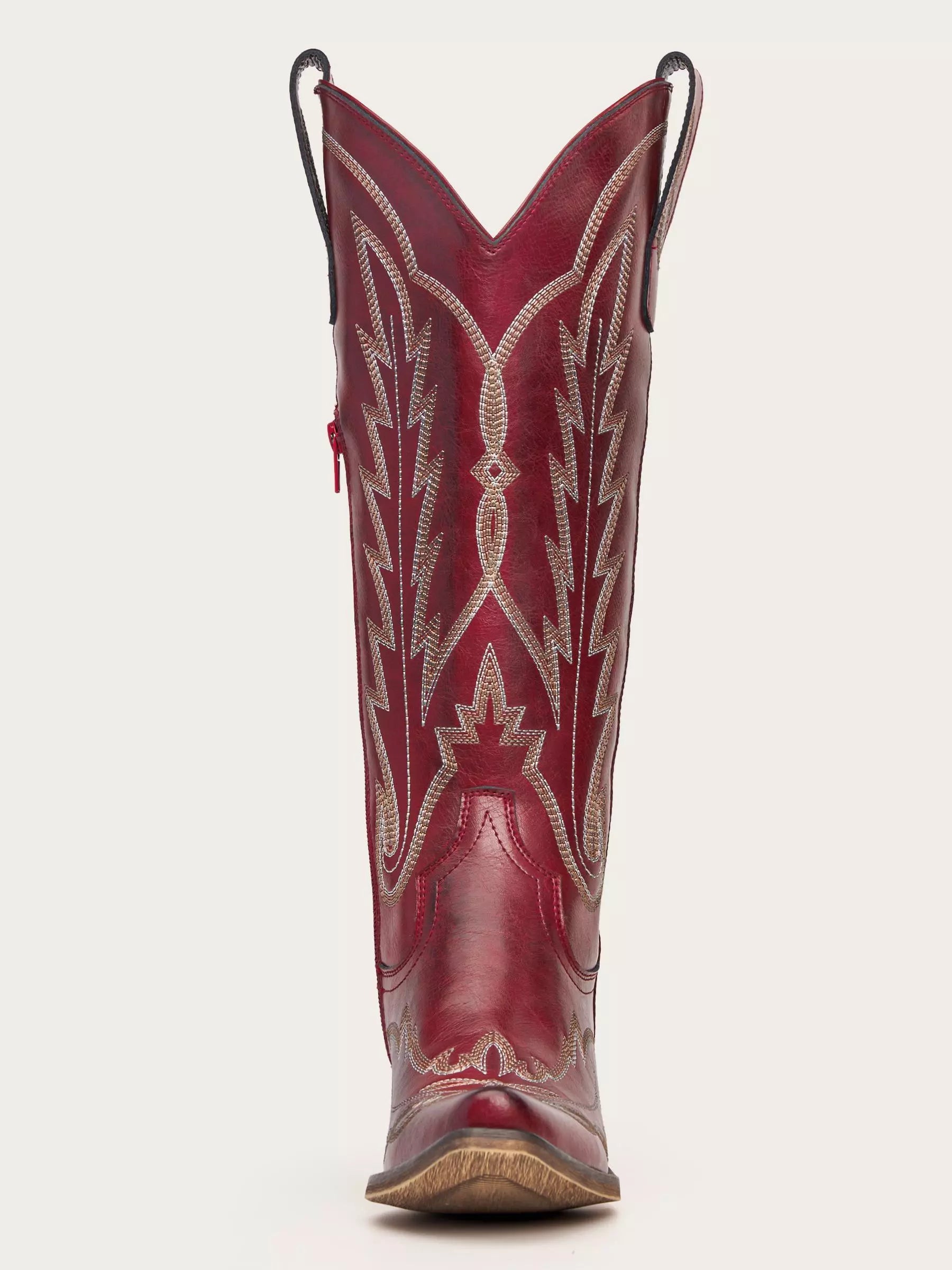 The Electra: Luxury-Feel Red Cowboy Boots with Superior Comfort & Detail