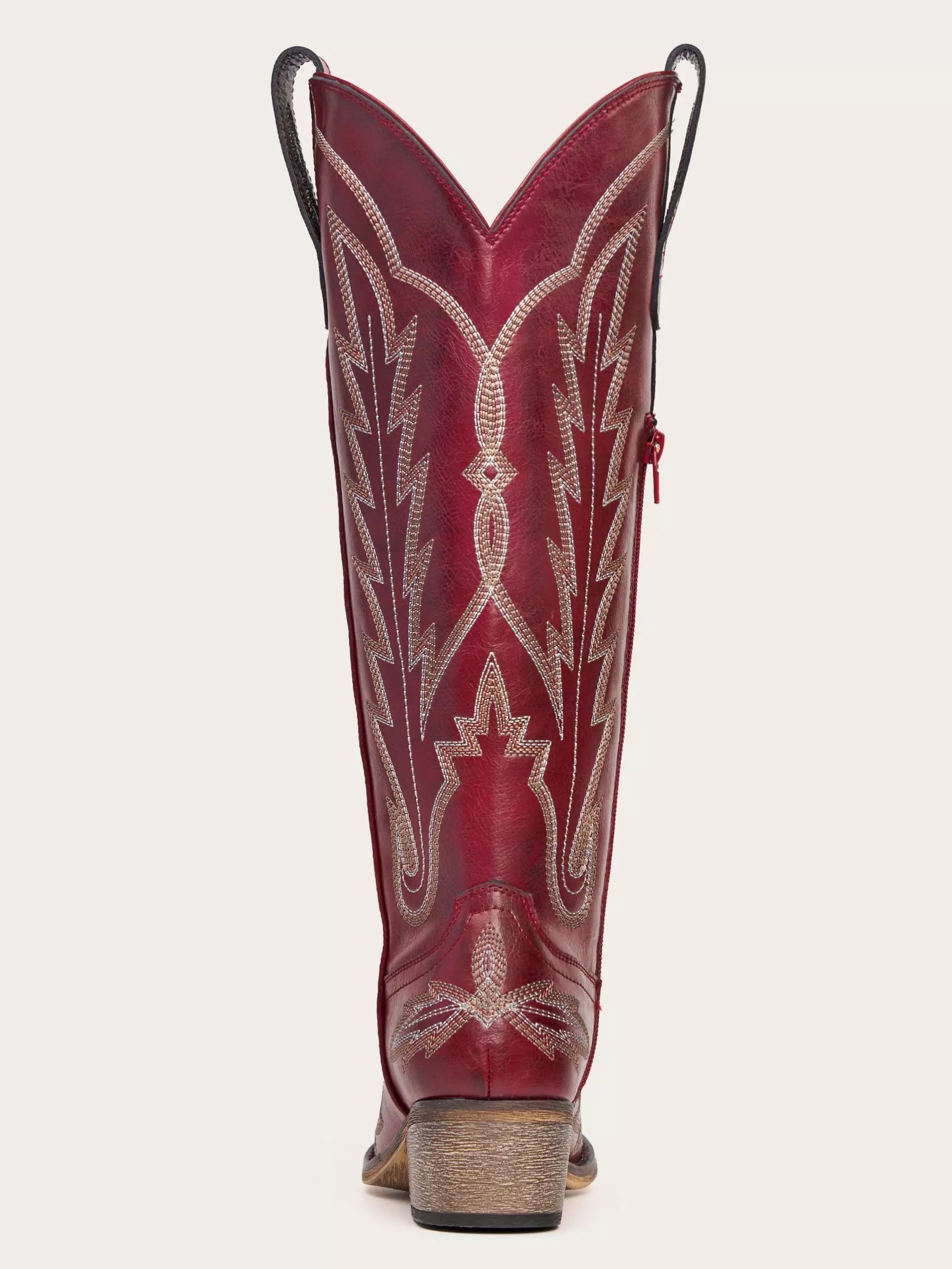 The Electra: Luxury-Feel Red Cowboy Boots with Superior Comfort & Detail