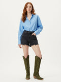 The Electra: Olive Green Suede Embroidered Western Boots