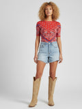 The Electra: Classic Beige Suede Embroidered Western Boots