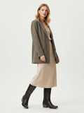 The Legacy: Distressed Black Knee-High Western Boots with a Snip Toe