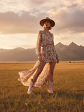 The City Booties: Pink Western Ankle Boots with White Embroidery