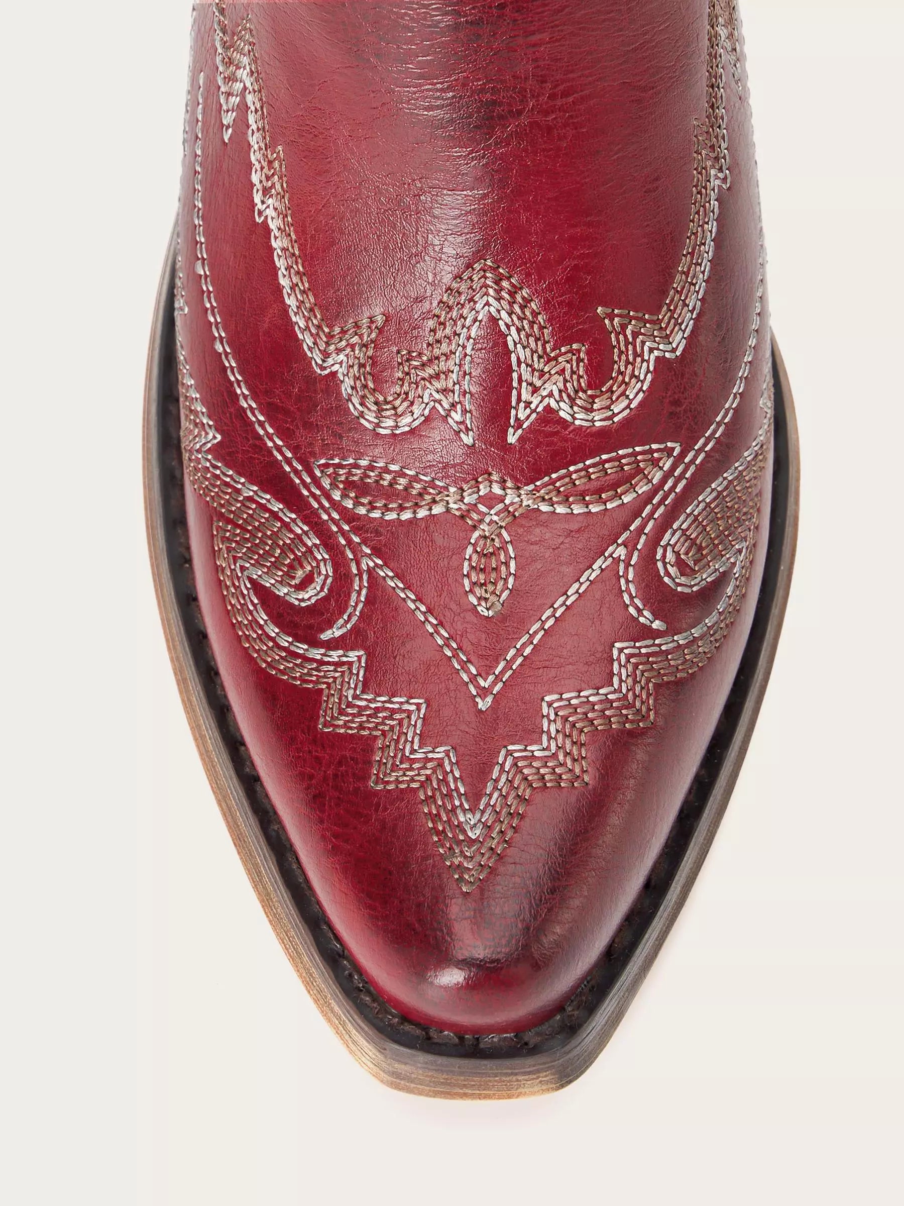 The Electra: Luxury-Feel Red Cowboy Boots with Superior Comfort & Detail